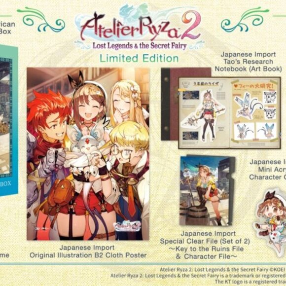 Atelier Ryza 2: Lost Legends & The Secret Fairy Premium Edition Nintendo Switch - Picture 5 of 6